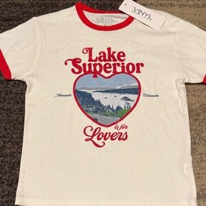 Vinyl Icons Lake Superior is for Lovers Tee Size M